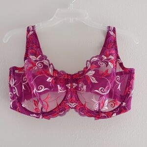 Soma Sensuous Embroidered Lace Underwire Bra, Size 38DD